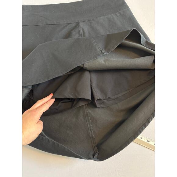 Betabrand Black Mini A-Line Skirt for Work - Picture 4 of 10